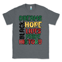 Charcoal Heather dreams hope lives pride Classic Tee - MaliasSmallBusiness
