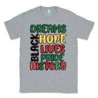 Heather Grey dreams hope lives pride Classic Tee - MaliasSmallBusiness