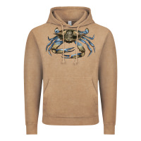 Vintage Coffee Crab Vintage Hoodie - LillyAllenDesigns