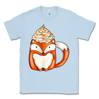 Dusty Blue coffee cups animal Classic Tee - CowhideDigitalArt