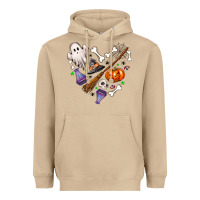 Mushroom Love Halloween Heavyweight Hoodie - NancyCooperArtShop