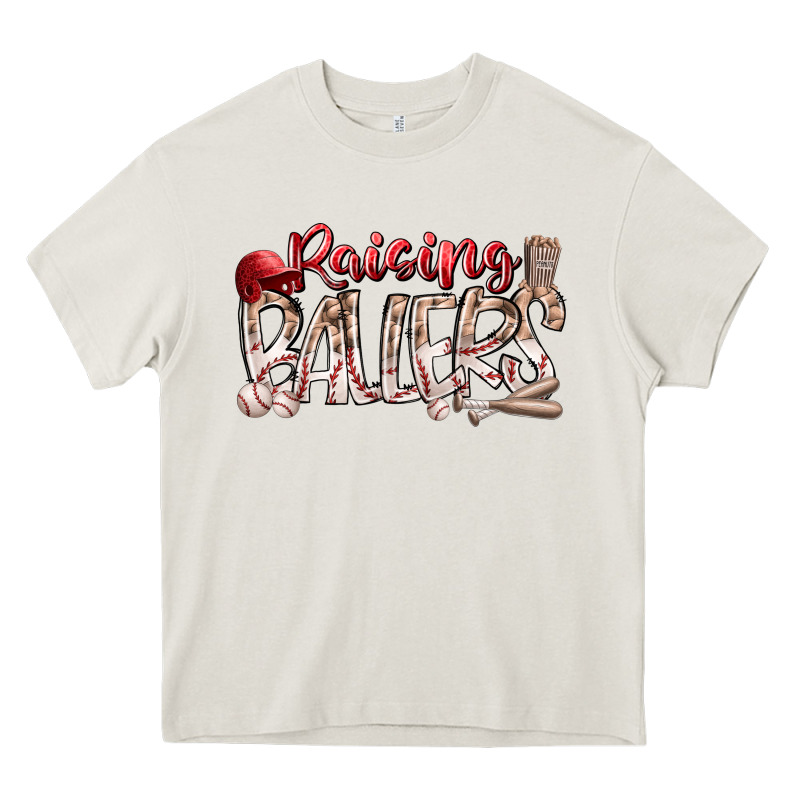 Raising Ballers Heavy Core Tee by RacoonDesign | Teevron