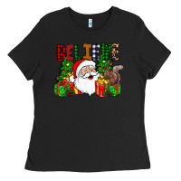 Black believe Ladies Tee - CowhideDigitalArt