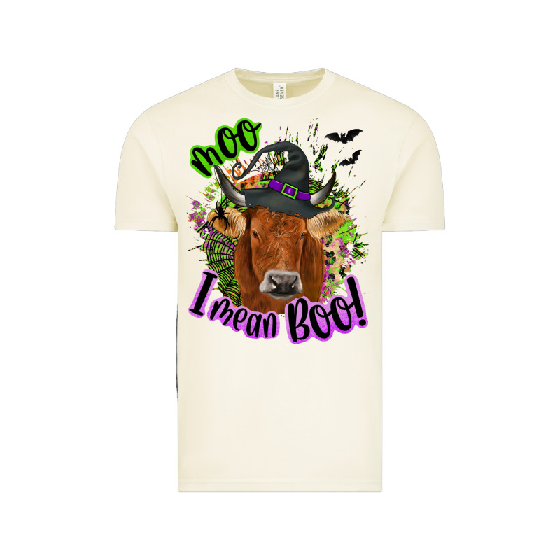 Moo I Mean Boo Cow Vintage Tee by NancyCooperArtShop | Teevron
