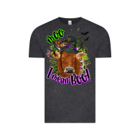 Vintage Black Moo i mean boo Cow Vintage Tee - NancyCooperArtShop