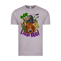 Vintage Zinc Moo i mean boo Cow Vintage Tee - NancyCooperArtShop