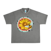 Tornado bee and sunflower Urban Heavy Tee - MaliasSmallBusiness