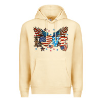 Pina Colada Love America wings 4th of july Premium Hoodie - HowdyJamesFarm