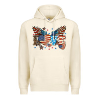 Tofu Love America wings 4th of july Premium Hoodie - HowdyJamesFarm