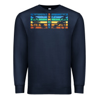 Navy retro summer Premium Sweatshirt - TumblerDesignByShophia