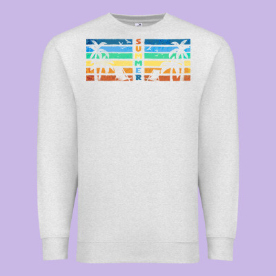 Retro Summer Premium Sweatshirt Designed By Tumblerdesignbyshophia