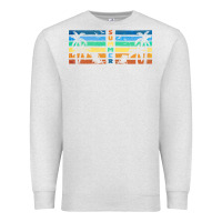 Oatmeal Heather retro summer Premium Sweatshirt - TumblerDesignByShophia