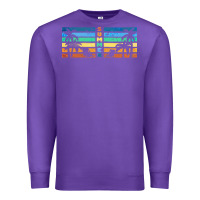 Purple retro summer Premium Sweatshirt - TumblerDesignByShophia