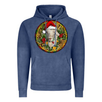 Vintage Denim Christmas Goat Vintage Hoodie - RanaPortraitStore