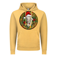 Vintage Mustard Christmas Goat Vintage Hoodie - RanaPortraitStore