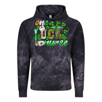 Cloud Black st.patricks one lucky nurse Vintage Hoodie - BarkalooDesign
