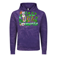 Cloud Purple st.patricks one lucky nurse Vintage Hoodie - BarkalooDesign