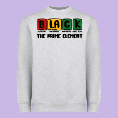 Prime Element Heavyweight Sweatshirt Designed By Maliassmallbusiness