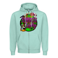Seafoam halloween lunch lady Zipper Hoodie - BarkalooDesign