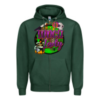 Sports Green halloween lunch lady Zipper Hoodie - BarkalooDesign