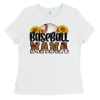 White baseball nana Ladies Tee - HRA Design Shop