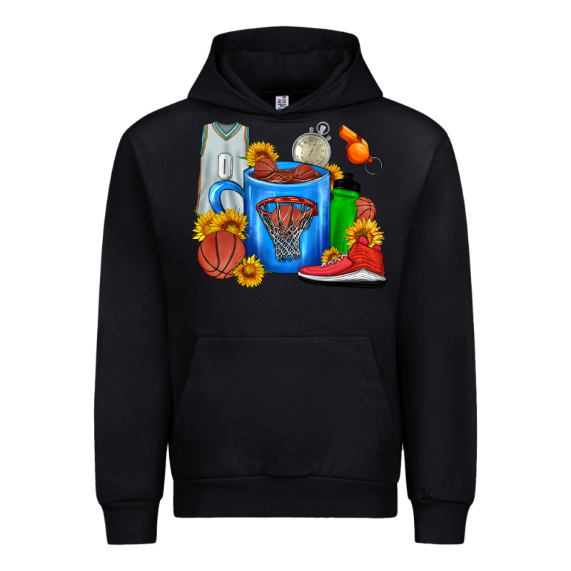 Basketball Coffee Cup Urban Hoodie by FaDigitalArtStudio | Teevron
