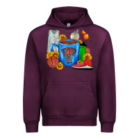 Mauve Wine Basketball Coffee cup Urban Hoodie - FaDigitalArtStudio