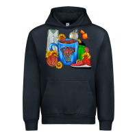 Navy Basketball Coffee cup Urban Hoodie - FaDigitalArtStudio