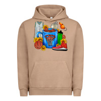 Pigment Burro Basketball Coffee cup Urban Hoodie - FaDigitalArtStudio