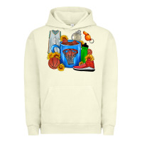 Pigment Pistachio Basketball Coffee cup Urban Hoodie - FaDigitalArtStudio