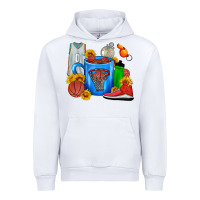 White Basketball Coffee cup Urban Hoodie - FaDigitalArtStudio