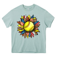 Arona softball sunflower Heavy Core Tee - HRA Design Shop
