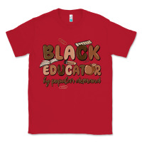Red black educator by popular demand Classic Tee - MaliasSmallBusiness