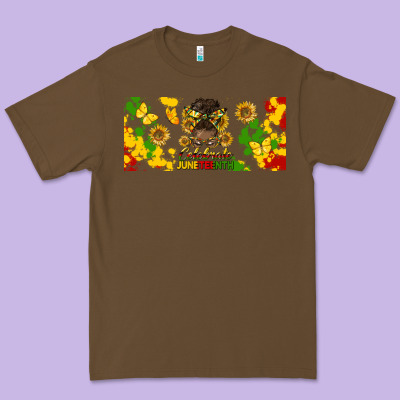 Celebrate Juneteenth Libbey Glass Premium Tee Designed By Hra Design Shop