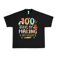 Black 100 days of making a difference Urban Heavy Tee - MaliasSmallBusiness