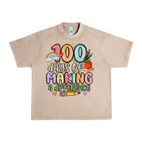 French Oak 100 days of making a difference Urban Heavy Tee - MaliasSmallBusiness