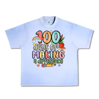 Grape Ice 100 days of making a difference Urban Heavy Tee - MaliasSmallBusiness