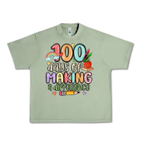 100 Days Of Making A Difference Urban Heavy Tee | Teevron