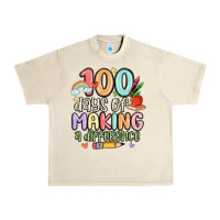 Sandshell 100 days of making a difference Urban Heavy Tee - MaliasSmallBusiness