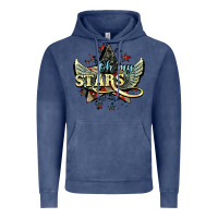 Vintage Denim oh my stars america wings Vintage Hoodie - NancyCooperArtShop