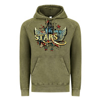 Vintage Olive oh my stars america wings Vintage Hoodie - NancyCooperArtShop