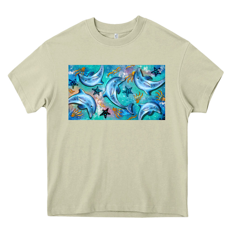 Dolphin  Mug Heavy Core Tee by BarkalooDesign | Teevron