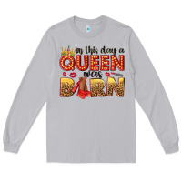 Moon Dust on this day a queen was born Long Sleeve Tee - NancyCooperArtShop