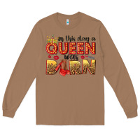 Toasted Coconut on this day a queen was born Long Sleeve Tee - NancyCooperArtShop