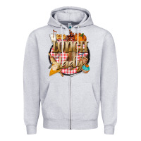 Heather Grey fall  lunch lady Zipper Hoodie - BarkalooDesign
