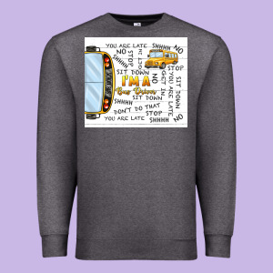 I'm A Bus Driver School Bus Premium Sweatshirt Designed By Tumblerdesignbyshophia