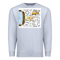 Heather Grey i'm a bus driver school bus Premium Sweatshirt - TumblerDesignByShophia