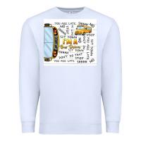 White i'm a bus driver school bus Premium Sweatshirt - TumblerDesignByShophia