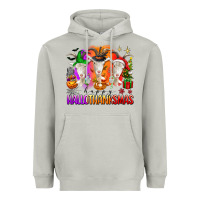 Moon Dust happy hallothanksmas goats Heavyweight Hoodie - texasbilliewilder