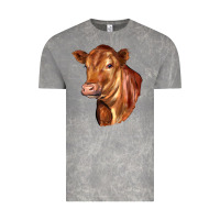 Cloud Rock red angus cattle cow Vintage Tee - LillyAllenDesigns